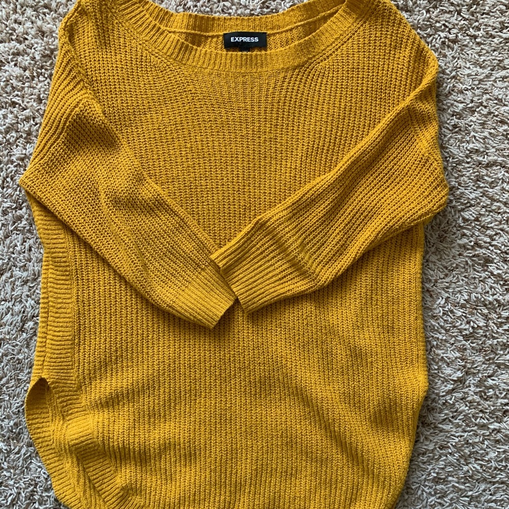 Express Circle Hem Tunic Sweater, SZ Small